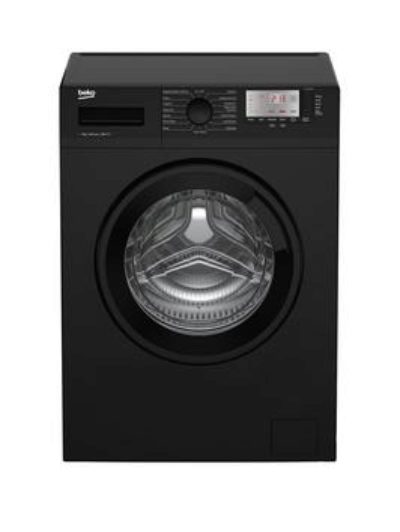 Beko Wtg741M1B Slim Depth 7Kg Load, 1400 Spin Washing Machine - Black